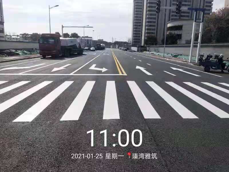 道路劃線熱熔標線施工方案，道路標線停車位施工方案